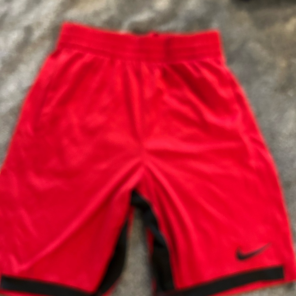 Nike Kids Bright Red Sports Shorts